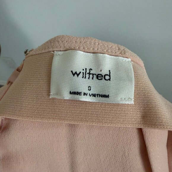 Aritzia Wilfred Aperture Sleeveless Tie Back Mini Dress Women's Size 0 - Picture 3 of 10